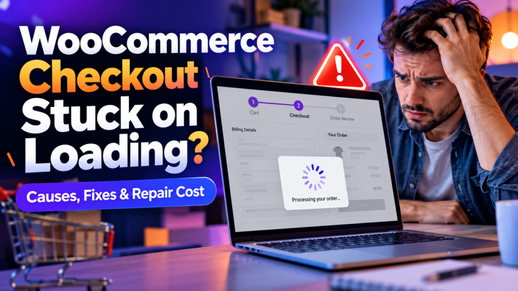 WooCommerce Checkout Stuck on Loading? Causes, Fixes & Repair Cost